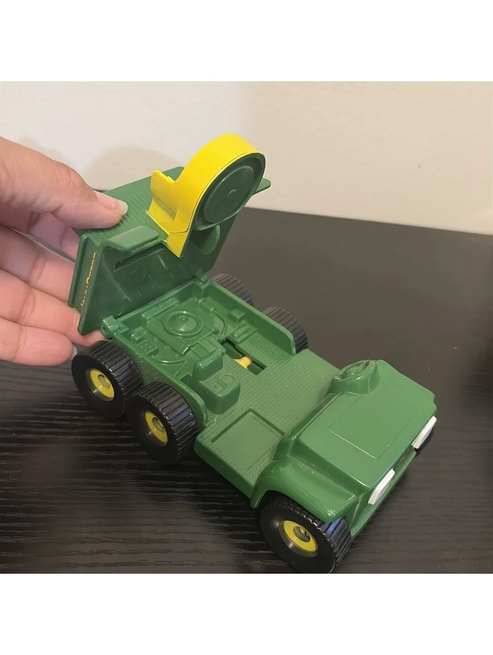 Toy John Deere Plastic Tractor And Gator With Little Drivers